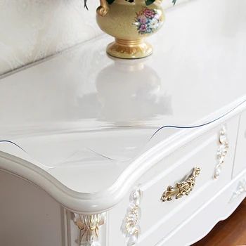 PVC Tablecloth Transparent Waterproof D' Water and Kitchen oil-proof Glass Soft Cloth Tablecloth 1.0mm Protector Desk Pad cover
PVC Tablecloth Transparent Waterproof D' Water and Kitchen oil-proof Glass Soft Cloth Tablecloth 1.0mm Protector Desk Pad cover