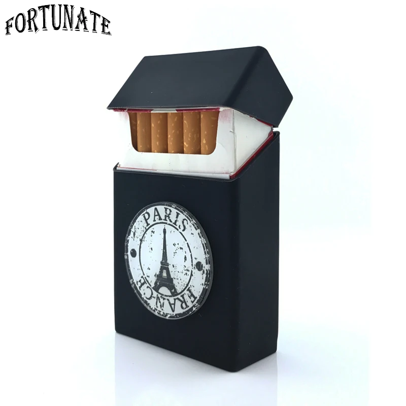 New Paris Badge Silicone Cigarette Box Cigarette Case Cover Smoking Accessories 20 Cigarettes Box Cigarette Holder Tobacco Box
New Paris Badge Silicone Cigarette Box Cigarette Case Cover Smoking Accessories 20 Cigarettes Box Cigarette Holder Tobacco Box