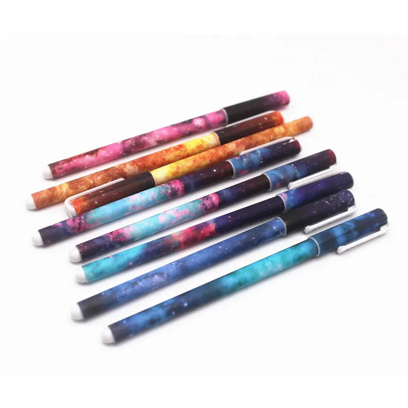 1pcs/sell Starry Sky Gel Pen Black Ink Refill 0.5 Mm Gel Ink Pens Papelaria Kawaii School Stationery Escolar School Supplies
1pcs/sell Starry Sky Gel Pen Black Ink Refill 0.5 Mm Gel Ink Pens Papelaria Kawaii School Stationery Escolar School Supplies