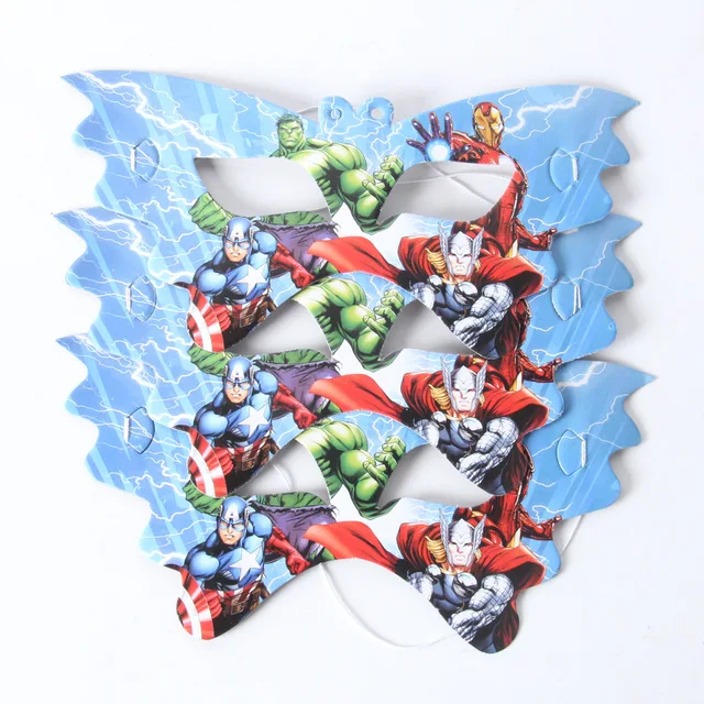 10pcs/lot The Avengers Party Masks Paper Cosplay Mask Cartoon Theme Kid Boy Girl Birthday Decoration Kids Party supplies
10pcs/lot The Avengers Party Masks Paper Cosplay Mask Cartoon Theme Kid Boy Girl Birthday Decoration Kids Party supplies