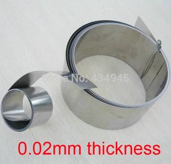 0.02mm Thickness 100mm Width 5meters Stainless Steel Strap ,ss304 Spring Sheet, leaf spring Plate,stainless foil Thin Tape
0.02mm Thickness 100mm Width 5meters Stainless Steel Strap ,ss304 Spring Sheet, leaf spring Plate,stainless foil Thin Tape