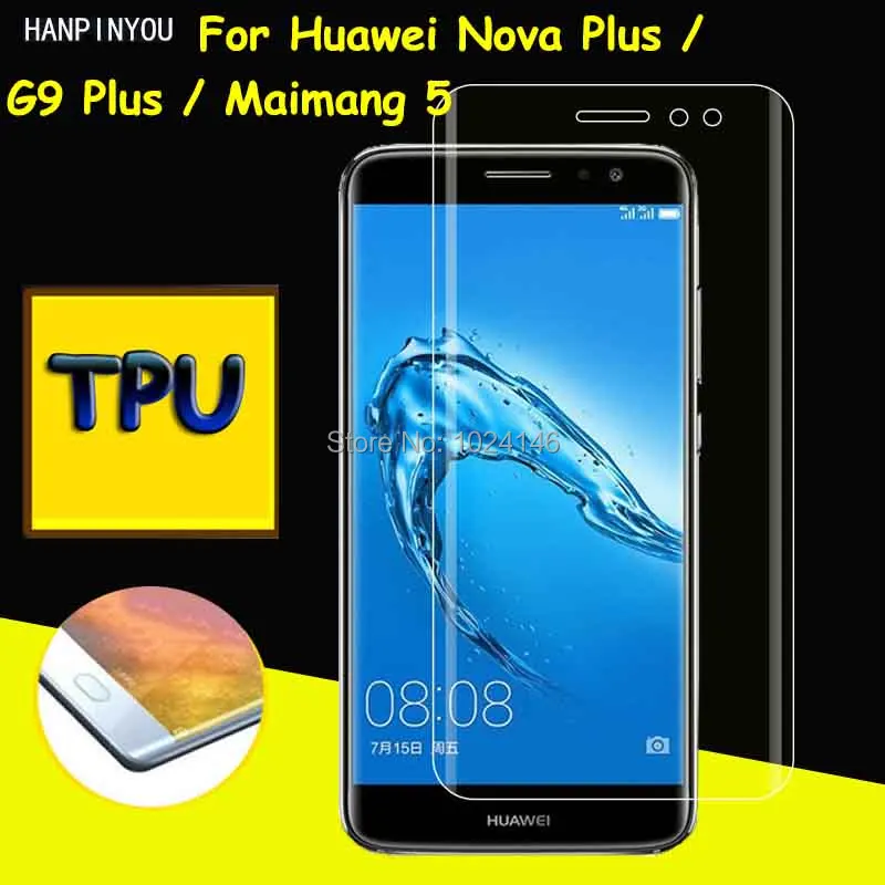 Full Coverage Clear Soft TPU Film Screen Protector For Huawei Nova Plus/G9 Plus/Maimang5 Cover Curved Parts (Not Tempered Glass)
Full Coverage Clear Soft TPU Film Screen Protector For Huawei Nova Plus/G9 Plus/Maimang5 Cover Curved Parts (Not Tempered Glass)