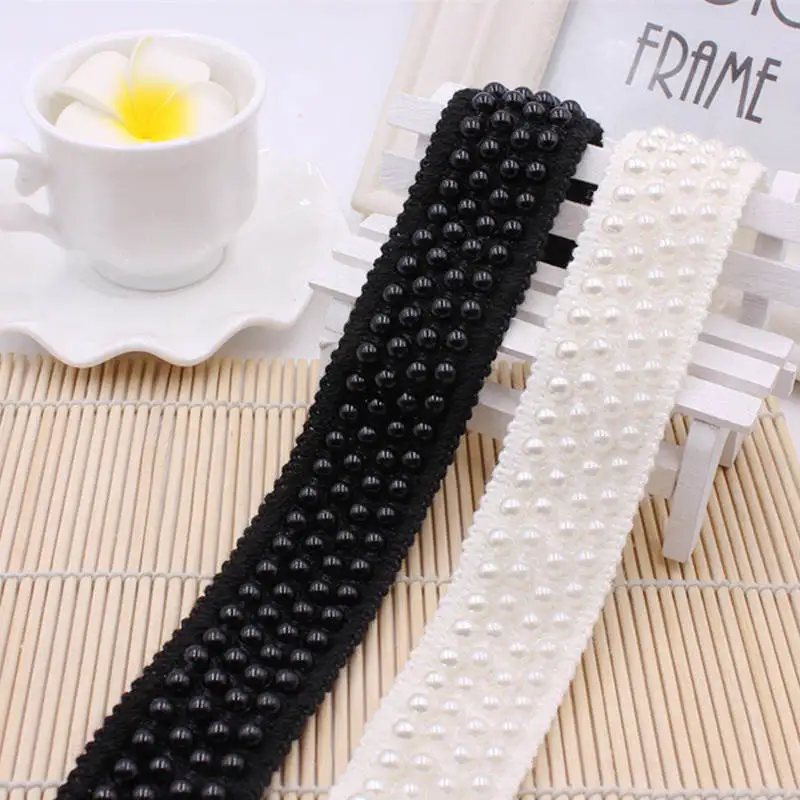 DoreenBeads White Black Imitation Pearl Ribbon Beaded Lace Rhinestones Dress Skirt Bags Hat Socks Applique About 0.9m 1PC
DoreenBeads White Black Imitation Pearl Ribbon Beaded Lace Rhinestones Dress Skirt Bags Hat Socks Applique About 0.9m 1PC