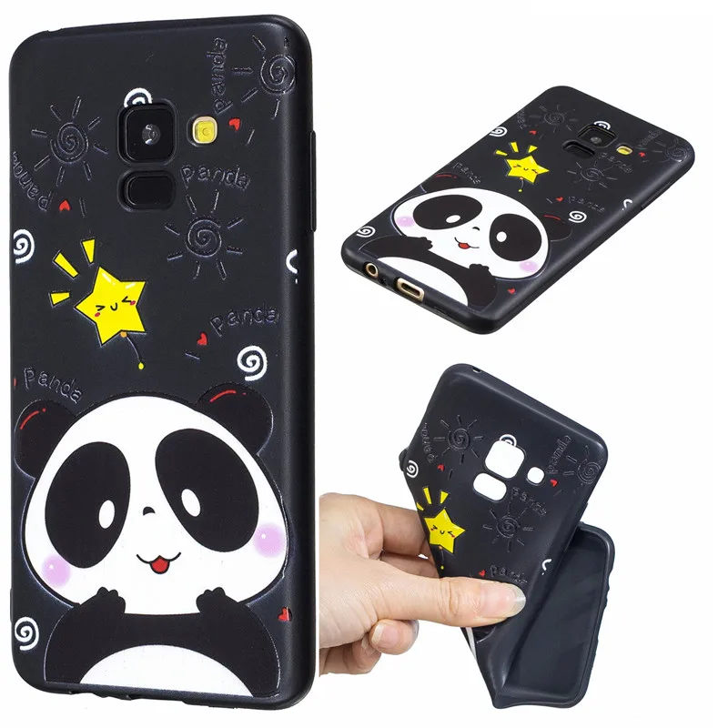 Silicon Phone Case For Samsung Galaxy A6 A8 A7 A750 J4 J6 J8 2018 J5 Black Butterfly Cases For Samsung S8 S9 Note9Soft TPU Cover (6)