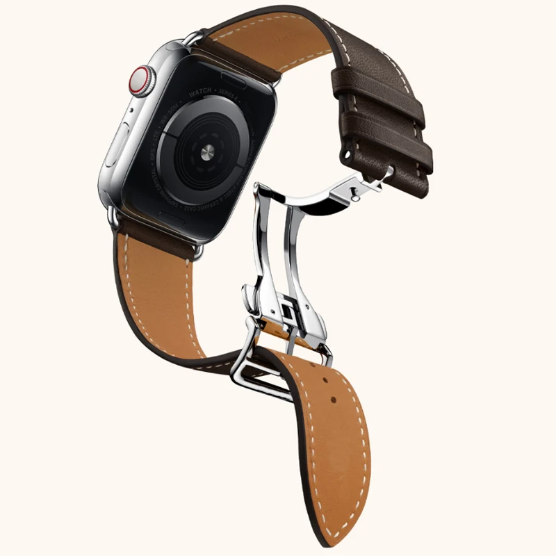 Leather strap For Apple watch band 4 44mm 40mm aplle watch correa 42 mm 38 mm iwatch 4/3/2/1 wrist for Deployment Buckle
Leather strap For Apple watch band 4 44mm 40mm aplle watch correa 42 mm 38 mm iwatch 4/3/2/1 wrist for Deployment Buckle