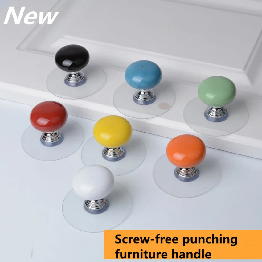 Rural ceramic children room drawer shoe cabinet knob Free screw free punching orange black blue green kitchen cabinet handle
Rural ceramic children room drawer shoe cabinet knob Free screw free punching orange black blue green kitchen cabinet handle