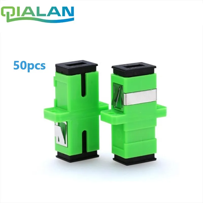 SC APC Adaptor 50pcs Fiber Optic Connector SC PC Plastic Flange Optical Coupler Fiber Optic Connector Simplex Single Mode
SC APC Adaptor 50pcs Fiber Optic Connector SC PC Plastic Flange Optical Coupler Fiber Optic Connector Simplex Single Mode