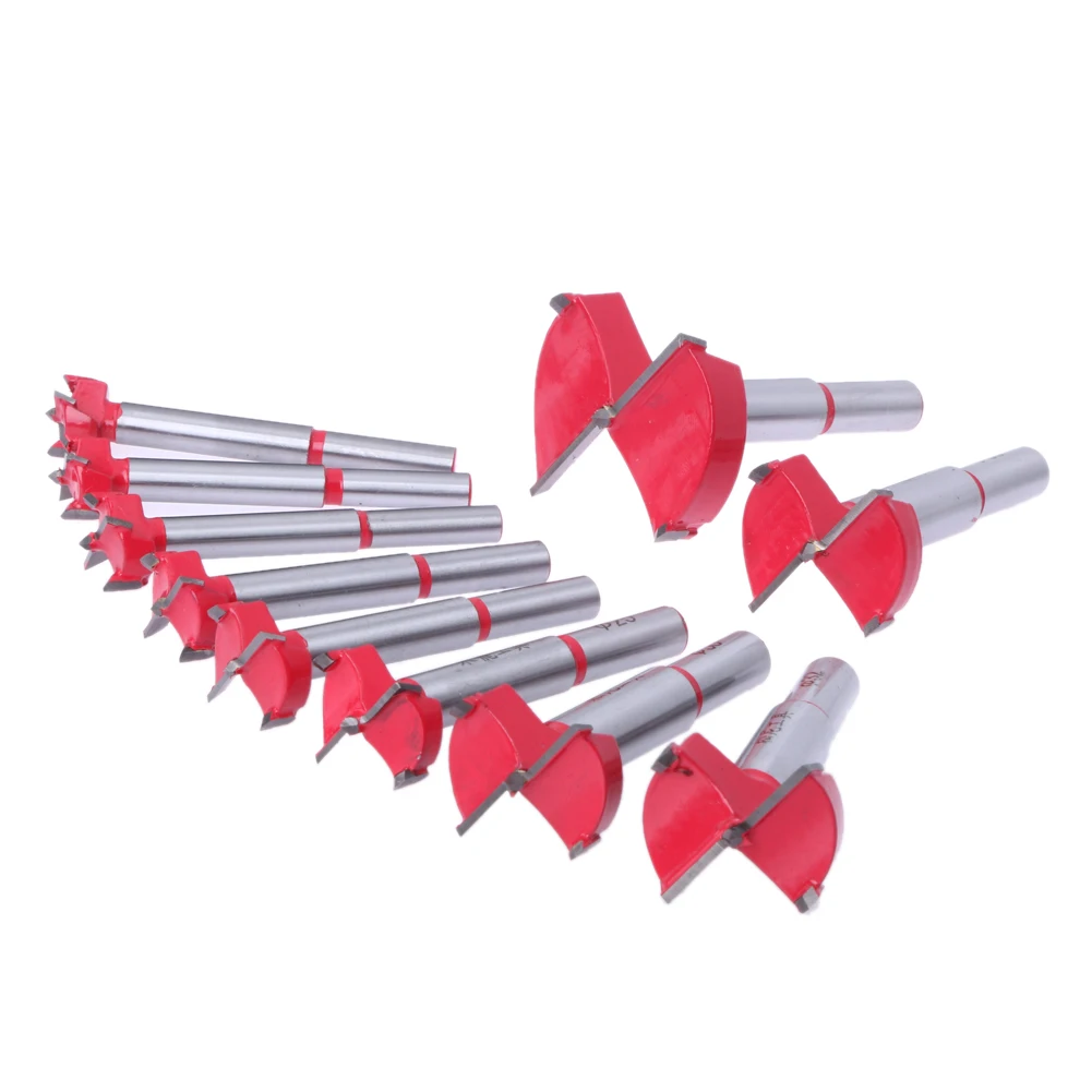 10 in 1 Set 15-50mm Carbide Auger Drill Bits Set Woodworking Hole Saw Wooden Wood Cutter Drilling Tools DYI Hand Tools
10 in 1 Set 15-50mm Carbide Auger Drill Bits Set Woodworking Hole Saw Wooden Wood Cutter Drilling Tools DYI Hand Tools
