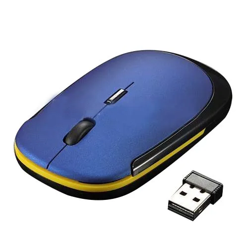 Ultra-Slim Mini USB Wireless Optical Wheel Mouse Mice for All Laptop HP Dell(blue)
Ultra-Slim Mini USB Wireless Optical Wheel Mouse Mice for All Laptop HP Dell(blue)
