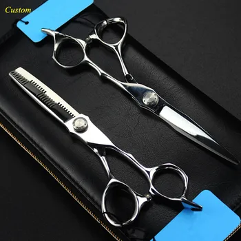 Custom japan 440c 6 inch Ice calcination hair cutting scissors makeup barber makas haircut thinning shears hairdressing scissors
Custom japan 440c 6 inch Ice calcination hair cutting scissors makeup barber makas haircut thinning shears hairdressing scissors