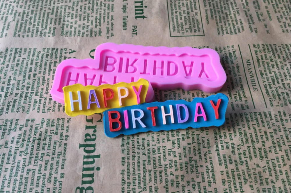 1PCS HAPPY BIRTHDAY Shape Lace Mold Cake Mold Cake Decorating Tools Mold Silicone Mold Fondant Silicone Cake Tools D128
1PCS HAPPY BIRTHDAY Shape Lace Mold Cake Mold Cake Decorating Tools Mold Silicone Mold Fondant Silicone Cake Tools D128