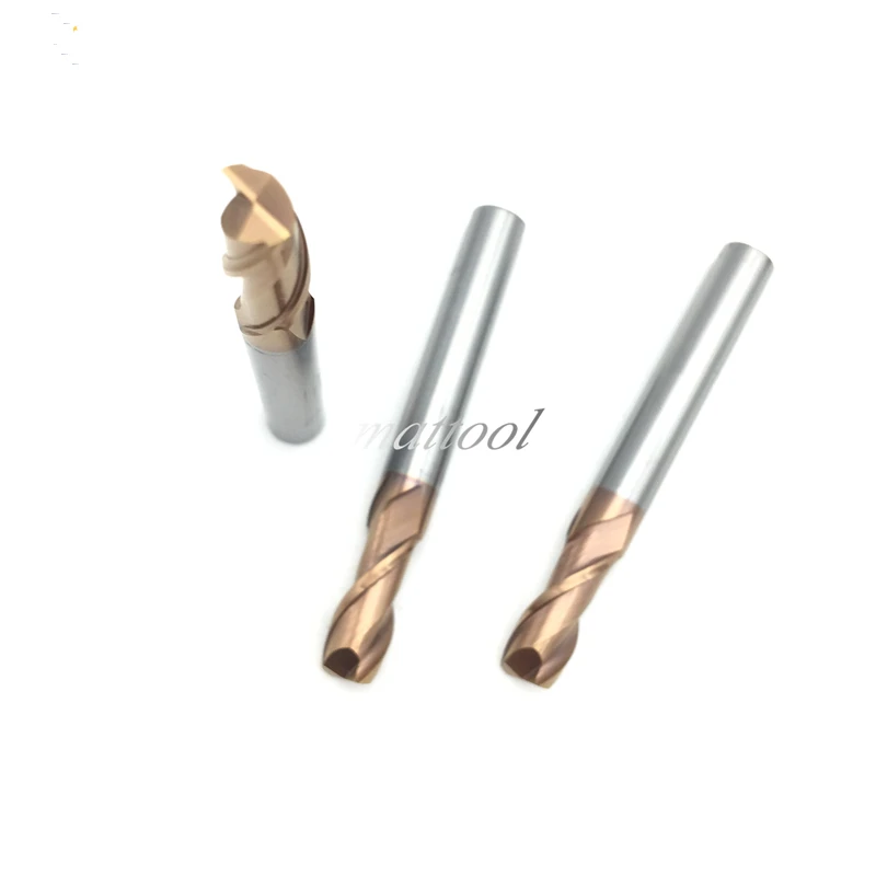 2PCS HRC60 6mm D6X50L 2Flute Solid Carbide Endmills Standard Length Side milling Slotting Profiling face mill Spiral Bits
2PCS HRC60 6mm D6X50L 2Flute Solid Carbide Endmills Standard Length Side milling Slotting Profiling face mill Spiral Bits