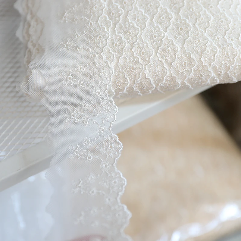 10M/lot Width 5CM good quality beige mesh embroidery lace high-end skirt baby clothes lace accessories SC274
10M/lot Width 5CM good quality beige mesh embroidery lace high-end skirt baby clothes lace accessories SC274