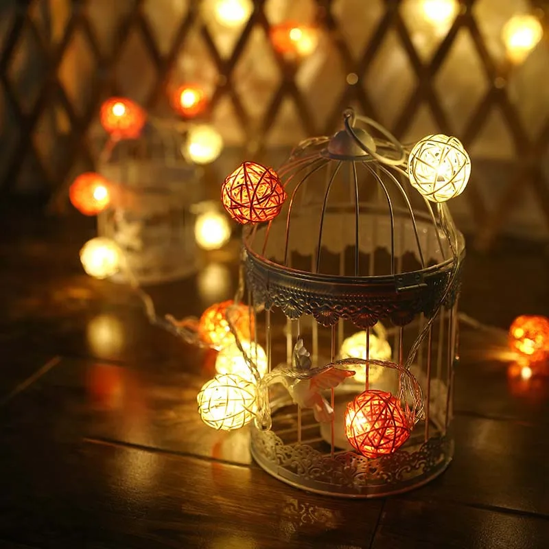 2.2m/Set 20 Lamp Color 4cm Rattan Ball Battery Box Led String Lights New Year Christmas Decorations Christmas Ornaments for Home
2.2m/Set 20 Lamp Color 4cm Rattan Ball Battery Box Led String Lights New Year Christmas Decorations Christmas Ornaments for Home