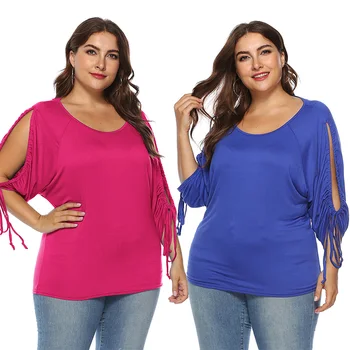 2018 Autumn Winter Women Fashion Solid Color Adjustable Long-sleeved T-shirt Top With Round Collar Large Size Women's Clothing
2018 Autumn Winter Women Fashion Solid Color Adjustable Long-sleeved T-shirt Top With Round Collar Large Size Women's Clothing
