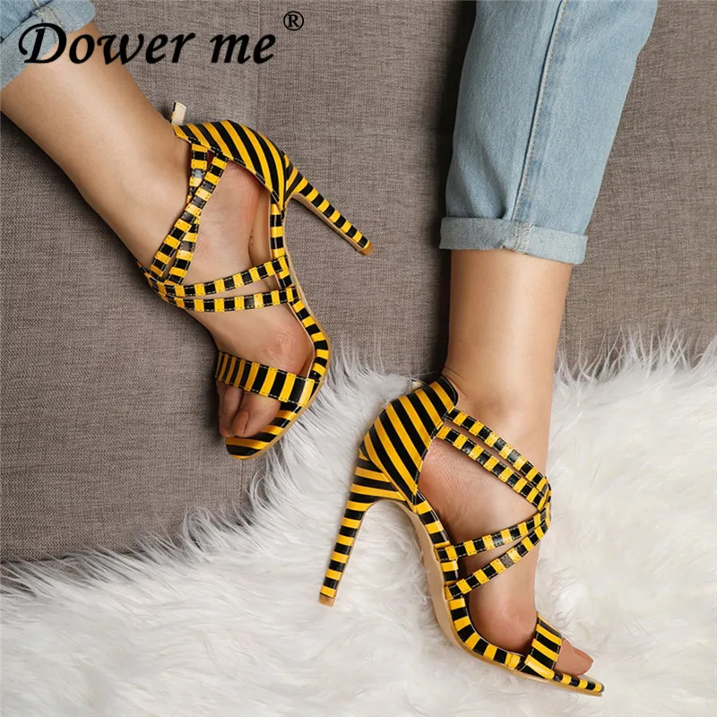 Women Sandals High Heels Summer Thin Heel PU Leather Heel height 11CM Peep Toe Sexy Party Shoes Sandalia Feminina Scottish style
Women Sandals High Heels Summer Thin Heel PU Leather Heel height 11CM Peep Toe Sexy Party Shoes Sandalia Feminina Scottish style