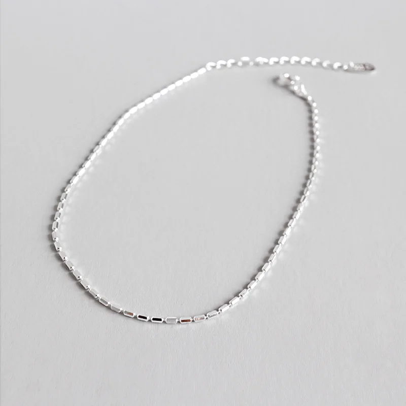 100% 925 Sterling Silver Anklets For Women 2019 Fashion Geometric Chain Anklets Foot Jewelry Bracelet Leg Chain enkelbandje
100% 925 Sterling Silver Anklets For Women 2019 Fashion Geometric Chain Anklets Foot Jewelry Bracelet Leg Chain enkelbandje