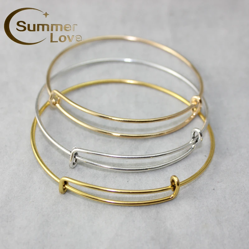 10pcs/Lot Diameter 63-65mm Adjustable Expandable Wire Bracelets DIY Jewelry Charms Bracelets Bangles Accessories Wholesale
10pcs/Lot Diameter 63-65mm Adjustable Expandable Wire Bracelets DIY Jewelry Charms Bracelets Bangles Accessories Wholesale