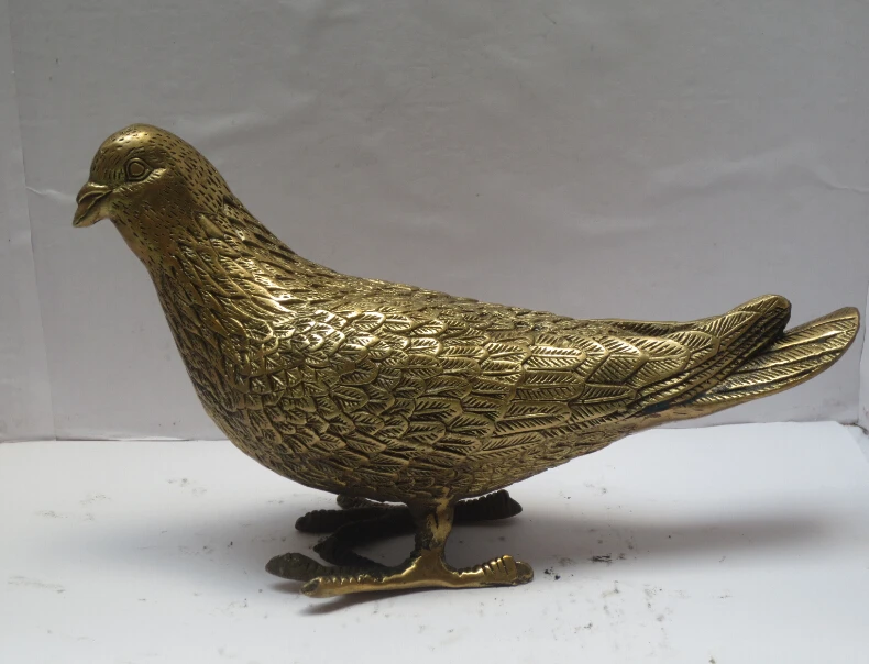 Metal crafts Home Decoration Chinese brass Carved Pigeon Sculpture / Metal Dove Statue
Metal crafts Home Decoration Chinese brass Carved Pigeon Sculpture / Metal Dove Statue