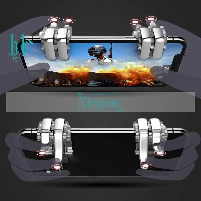 For PUBG Mobile Phone Game Joystick Back Side Metal Gaming Trigger Button Aim Shooting Key L1R1 Shooter Controller flex cable
For PUBG Mobile Phone Game Joystick Back Side Metal Gaming Trigger Button Aim Shooting Key L1R1 Shooter Controller flex cable