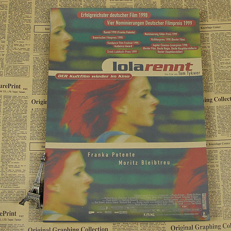 Lola rennt poster decorative painting inspirational classic film /wall sticker /Kraft Poster
Lola rennt poster decorative painting inspirational classic film /wall sticker /Kraft Poster