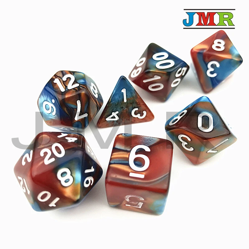 Brown x Blue Color with Withe Number Playing Game for Dungeons and Dragons 2-color Effect Rpg Game Dice for Desk Game
Brown x Blue Color with Withe Number Playing Game for Dungeons and Dragons 2-color Effect Rpg Game Dice for Desk Game