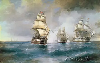 Canvas Print Ship Naval Battle Oil Painting Art Picture Printed on Canvas 7
Canvas Print Ship Naval Battle Oil Painting Art Picture Printed on Canvas 7