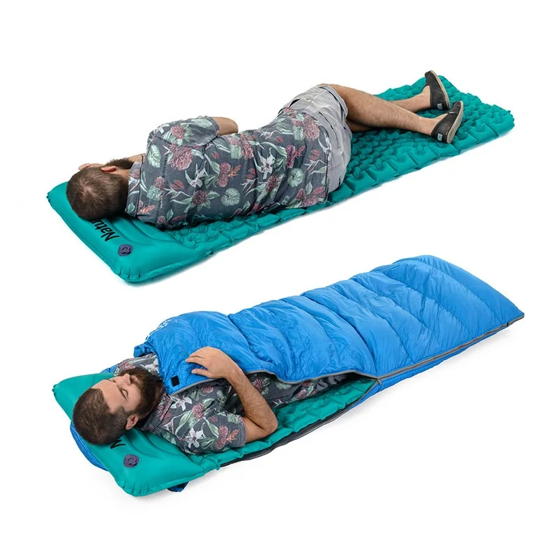 Outdoor Inflatable Cushion Sleeping Bag Mat Fast Filling Air Moistureproof Camping Mat With Pillow Travel Self-driving Sleeping
Outdoor Inflatable Cushion Sleeping Bag Mat Fast Filling Air Moistureproof Camping Mat With Pillow Travel Self-driving Sleeping