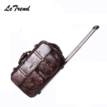 PU Business Men Business Travel Bag Multi-function Suitcase Leather Carry On Women Rolling Luggage Trolley Boarding Bag Trunk
PU Business Men Business Travel Bag Multi-function Suitcase Leather Carry On Women Rolling Luggage Trolley Boarding Bag Trunk