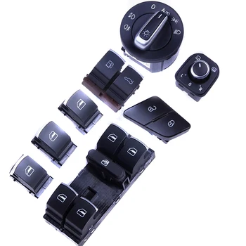 Qty8 TUKE Chrome Phare headlight window Switch Commutateur fuel door switch Fit VW Passat B6 3C 35D959903 5ND941431B 5ND959565A
Qty8 TUKE Chrome Phare headlight window Switch Commutateur fuel door switch Fit VW Passat B6 3C 35D959903 5ND941431B 5ND959565A
