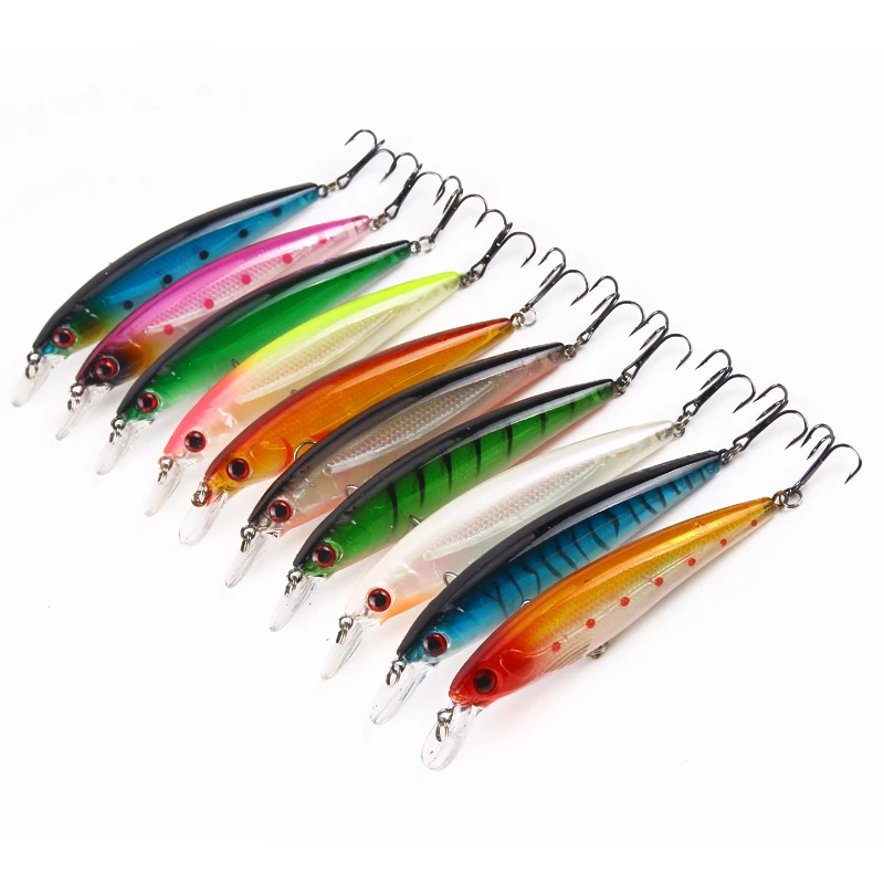 10 pcs/set 11.5cm 14g Fishing Lure Minnow Hard Bait with 2 Fishing Hooks Fishing Tackle Lure 3D Eyes 10 color artificial fishing
10 pcs/set 11.5cm 14g Fishing Lure Minnow Hard Bait with 2 Fishing Hooks Fishing Tackle Lure 3D Eyes 10 color artificial fishing