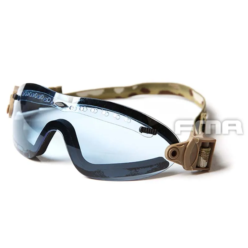 FMA Shipping SFOutdoor Sports Tactical BOOGIE REGULATOR Goggle Glasses Low Profile Adjustable Eyewear Blue lens
FMA Shipping SFOutdoor Sports Tactical BOOGIE REGULATOR Goggle Glasses Low Profile Adjustable Eyewear Blue lens