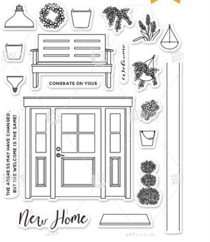 door transparent Clear Silicone Stamp/Seal for DIY scrapbooking/photo album Decorative clear stamp sheets B063
door transparent Clear Silicone Stamp/Seal for DIY scrapbooking/photo album Decorative clear stamp sheets B063