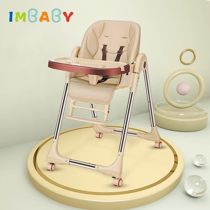 IMBABY Baby High Chair For Feeding Baby Chair With Four Wheels Breast Feeding Chair With Table High Chairs For Baby
IMBABY Baby High Chair For Feeding Baby Chair With Four Wheels Breast Feeding Chair With Table High Chairs For Baby