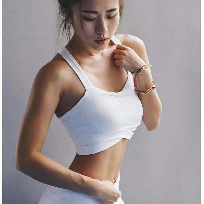 Women Sexy Sports Bras Cross Strap Yoga Bra Breathable Fitness Padded Push Up Bras Running Underwear Gym top Clothes
Women Sexy Sports Bras Cross Strap Yoga Bra Breathable Fitness Padded Push Up Bras Running Underwear Gym top Clothes