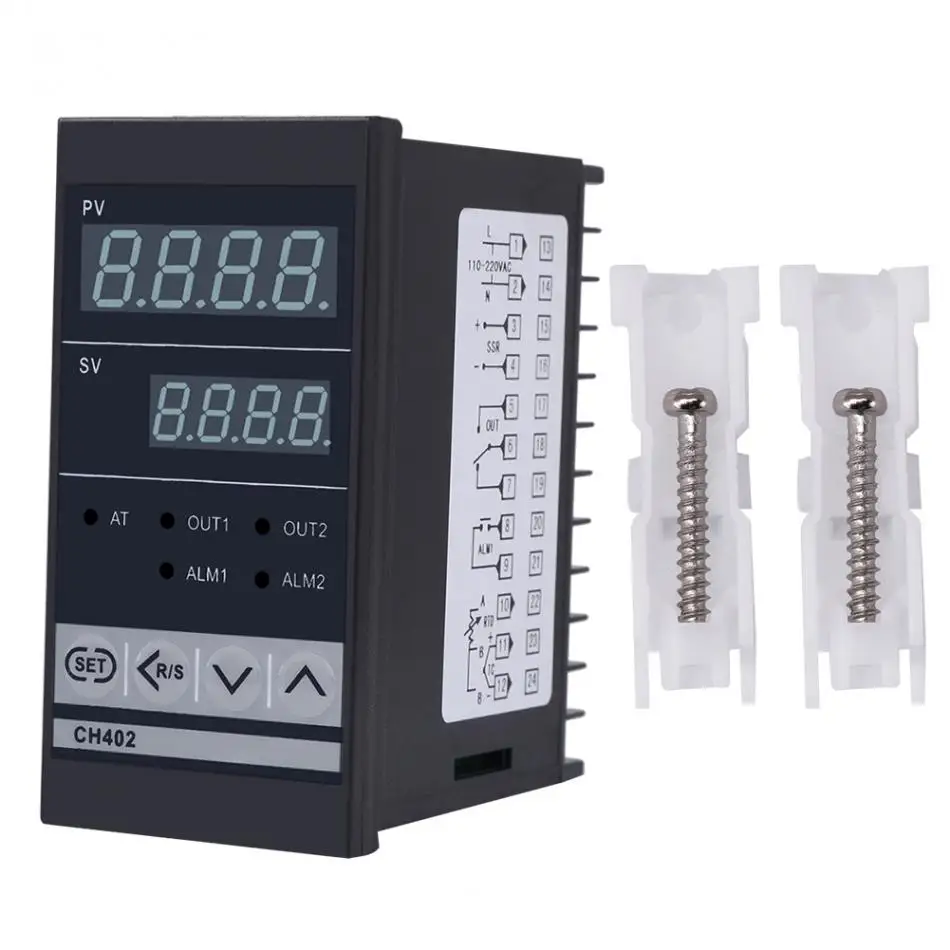 CH402 AC85 264V Высокоточный умный ПИД регулятор температуры реле термостата TC/RTD