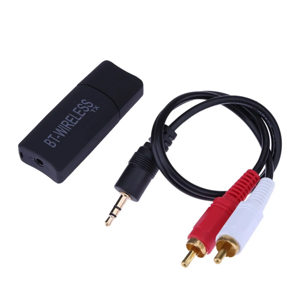 Wireless Bluetooth Transmitter Adapter 3.5mm AUX USB Bluetooth 4.2 Audio Music Emitter Adaptor Dongle w/ Cable for Computer TV
Wireless Bluetooth Transmitter Adapter 3.5mm AUX USB Bluetooth 4.2 Audio Music Emitter Adaptor Dongle w/ Cable for Computer TV