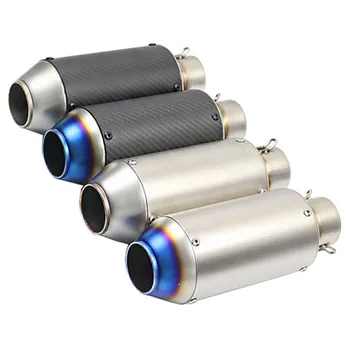 51MM Universal Stainless Steel Carbon Fiber Motorcycle Exhaust Muffler Scooter For MSX 125 CBR125 CBR250 CB400 AK109
51MM Universal Stainless Steel Carbon Fiber Motorcycle Exhaust Muffler Scooter For MSX 125 CBR125 CBR250 CB400 AK109