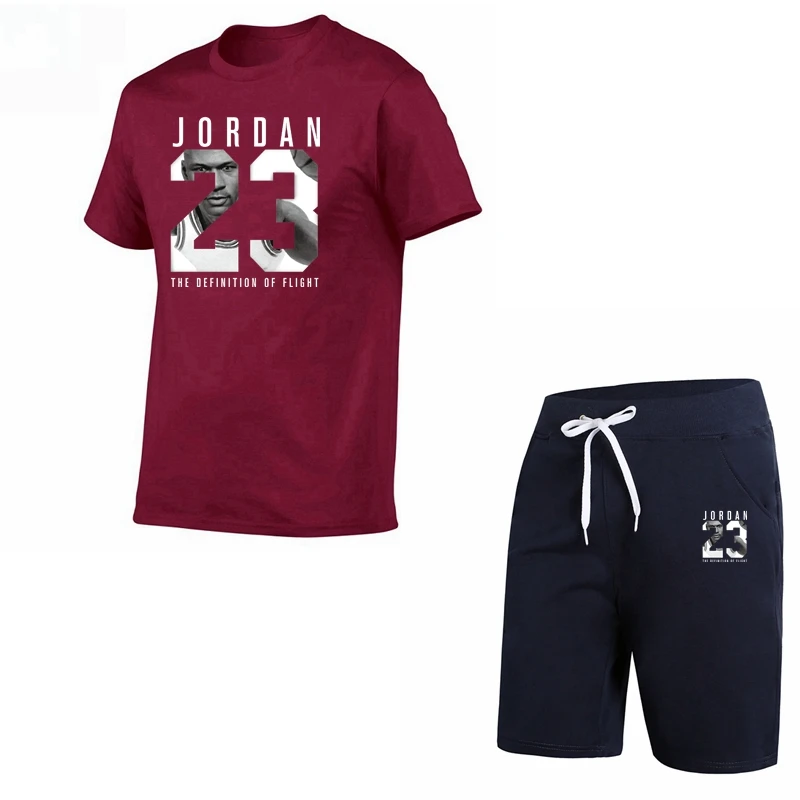 New casual suit men's summer quality couple sportswear cotton printing Jordan 23 T shirt + shorts two-piece fashion clothing
New casual suit men's summer quality couple sportswear cotton printing Jordan 23 T shirt + shorts two-piece fashion clothing