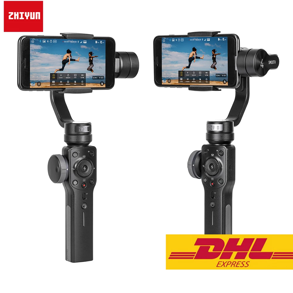 Zhiyun Smooth 4 3-Axis Handheld Smartphone Gimbal Stabilizer for iPhone XS Max XR X 8Plus 8 7 Samsung S9 S8 S7Action Camera
Zhiyun Smooth 4 3-Axis Handheld Smartphone Gimbal Stabilizer for iPhone XS Max XR X 8Plus 8 7 Samsung S9 S8 S7Action Camera