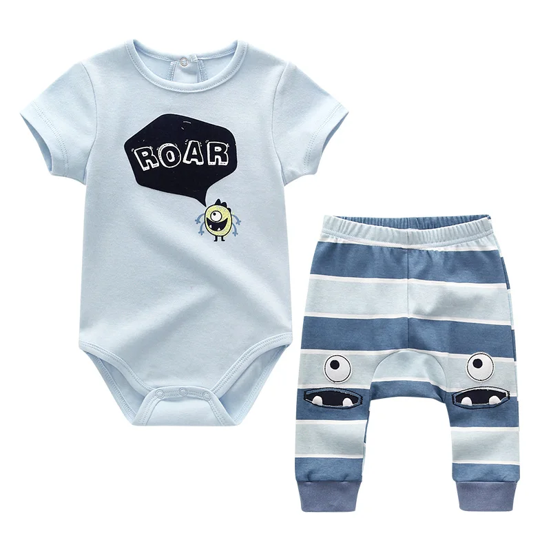 Baby's Sets Infant Toddler Newborn Boy Clothes Tops + Trousers Rompers 3 6 9M Fashion Cotton Short roupa de bebe Baby Clothing
Baby's Sets Infant Toddler Newborn Boy Clothes Tops + Trousers Rompers 3 6 9M Fashion Cotton Short roupa de bebe Baby Clothing