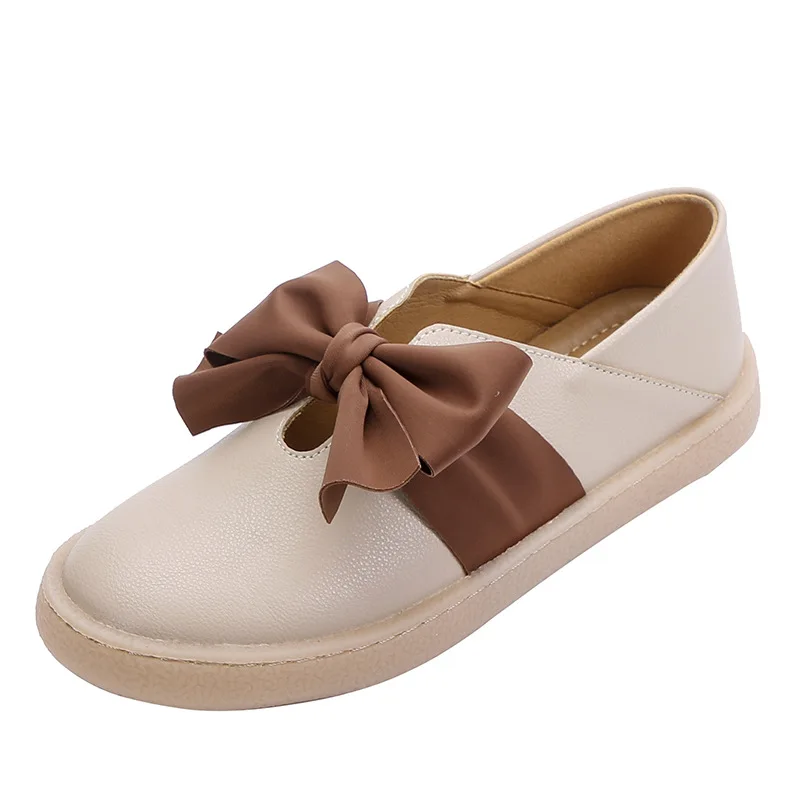 Flat Single Shoes Female 2019 New Spring Hundred Butterfly Knot Soft Bottom Large Size One Foot Loafers Zapatos De Mujer
Flat Single Shoes Female 2019 New Spring Hundred Butterfly Knot Soft Bottom Large Size One Foot Loafers Zapatos De Mujer
