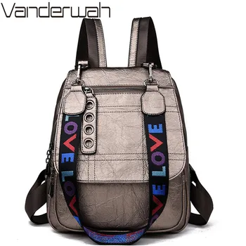 3-in-1 Leather Backpack for Teenage Girls Fashion Female Large Capacity School Bag Shoulder Bags for Women 2019 Sac A Dos Femme
3-in-1 Leather Backpack for Teenage Girls Fashion Female Large Capacity School Bag Shoulder Bags for Women 2019 Sac A Dos Femme