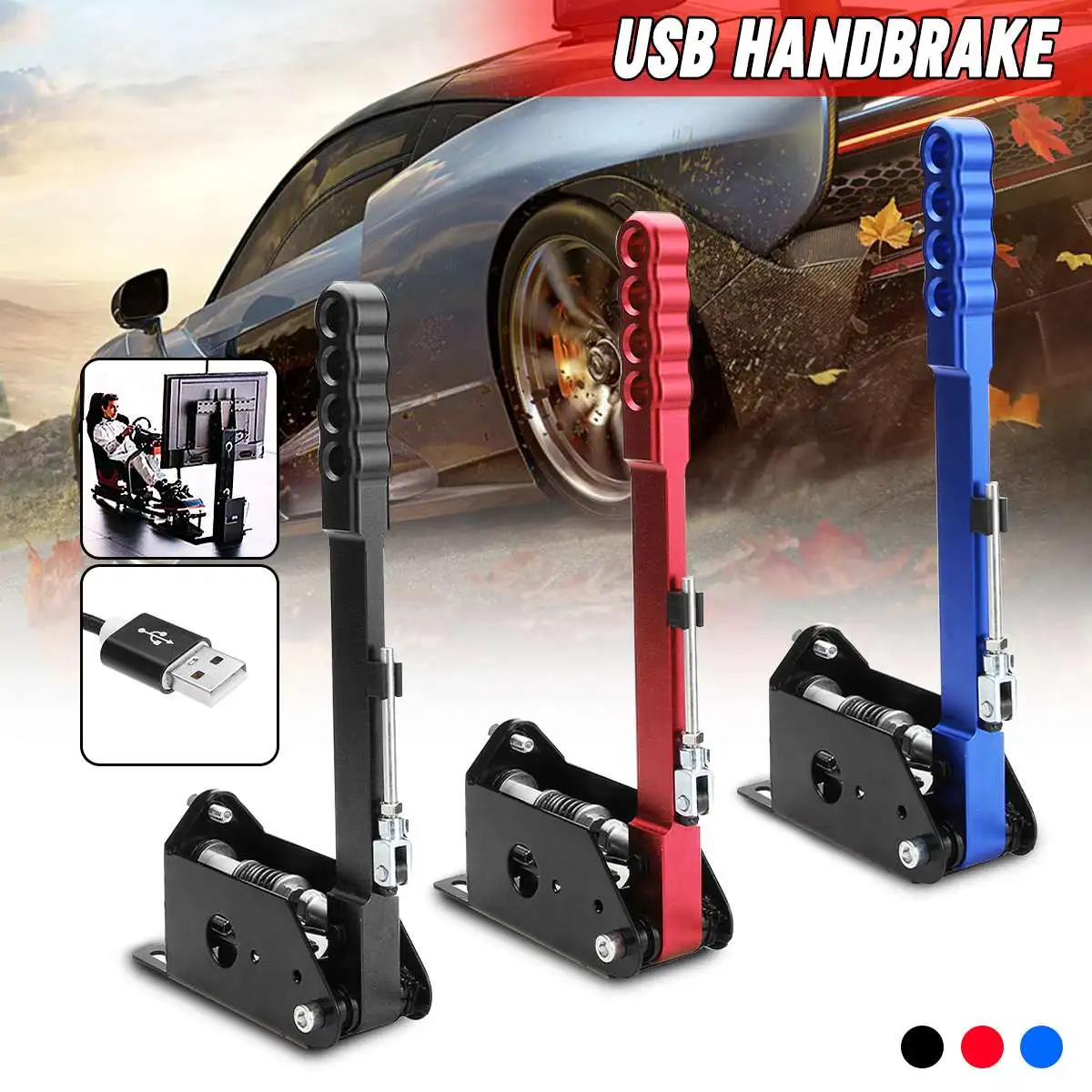 16bit Hall Sensor USB Handbrake PC Windows for Sim Racing Game for Logitech G25 G27 G29 T500 T300 FANATECOSW for LFS DIRT
16bit Hall Sensor USB Handbrake PC Windows for Sim Racing Game for Logitech G25 G27 G29 T500 T300 FANATECOSW for LFS DIRT
