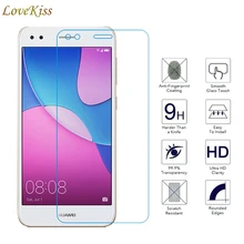 Coque de protection en verre trempé 9H, Film protecteur d'écran pour Huawei Y6 Pro 2017 L22 AL00 P9 Lite Mini=