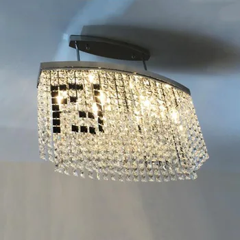 New light rectangular modern crystal chandelier crystal lamps living room dining room creative bar lamp
New light rectangular modern crystal chandelier crystal lamps living room dining room creative bar lamp