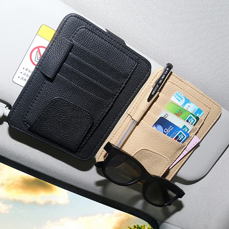 Sun Visor Multifunction PU Car Card Package Holder Glasses Storage Pen Organizer Car Hanging Bag Auto Tidying Accessories
Sun Visor Multifunction PU Car Card Package Holder Glasses Storage Pen Organizer Car Hanging Bag Auto Tidying Accessories