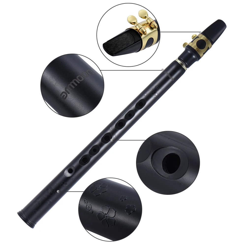 ammoon Mini Pocket Bb Saxophone Sax ABS with Alto Mouthpieces 2pcs Reed Carrying Bag Woodwind Instrument
ammoon Mini Pocket Bb Saxophone Sax ABS with Alto Mouthpieces 2pcs Reed Carrying Bag Woodwind Instrument