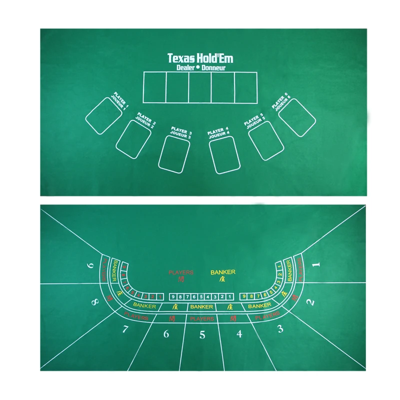2017 New Double-side 178*90cm Baccarat Poker Set Fichas Poker Texas Hold'em Poker Table Cloth Fietro Felt Board Cloth
2017 New Double-side 178*90cm Baccarat Poker Set Fichas Poker Texas Hold'em Poker Table Cloth Fietro Felt Board Cloth