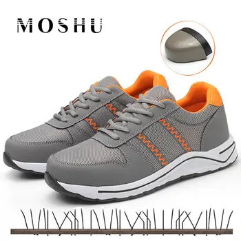 2019 Men's Working Shoes Lightweight 0.3KG Steel Toe Cap Work & Safety Boots Breathable Male Puncture Proof Boots Casual Sneaker
2019 Men's Working Shoes Lightweight 0.3KG Steel Toe Cap Work & Safety Boots Breathable Male Puncture Proof Boots Casual Sneaker